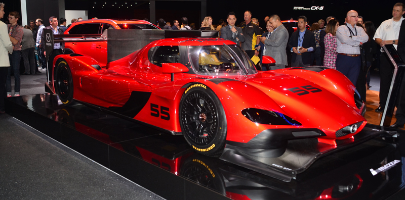 MAZDA RT24-P IMSA Daytona Prototype International race car 2017